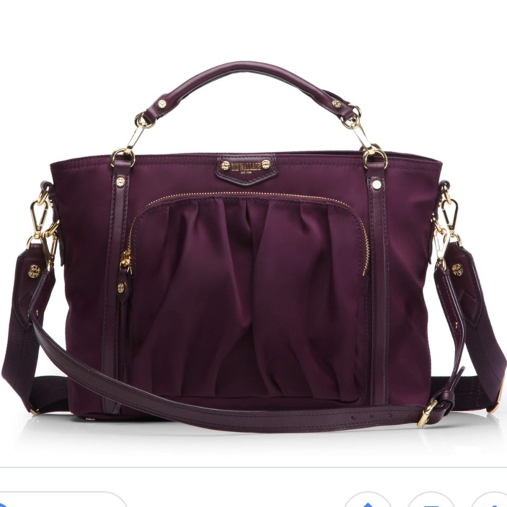 MZ Wallace small Nikki tote- HTG color mulberry